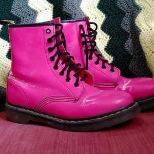 Dr Martens 1460 Air Wear (Patent Leather) (Pink)